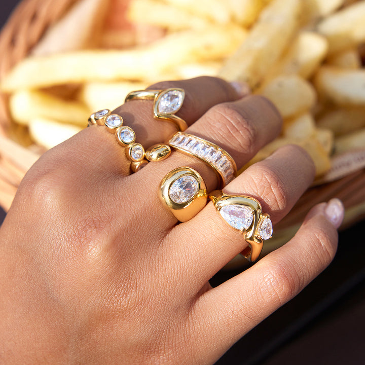 Salt Air Bezel Eternity Ring