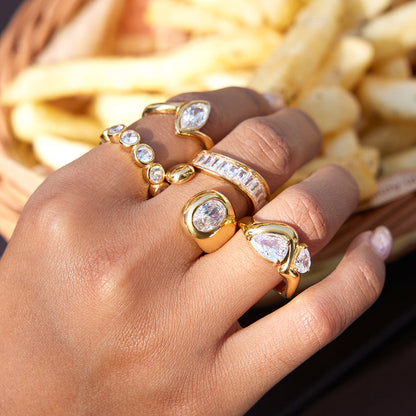Salt Air Bezel Eternity Ring