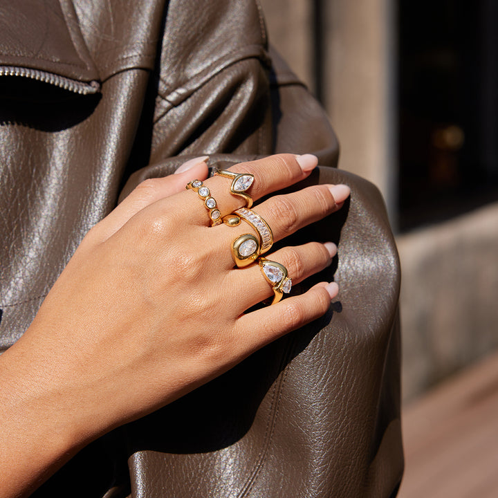 Salt Air Bezel Eternity Ring