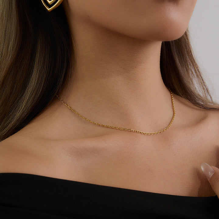 Salt Air Fine Cable Chain Necklace