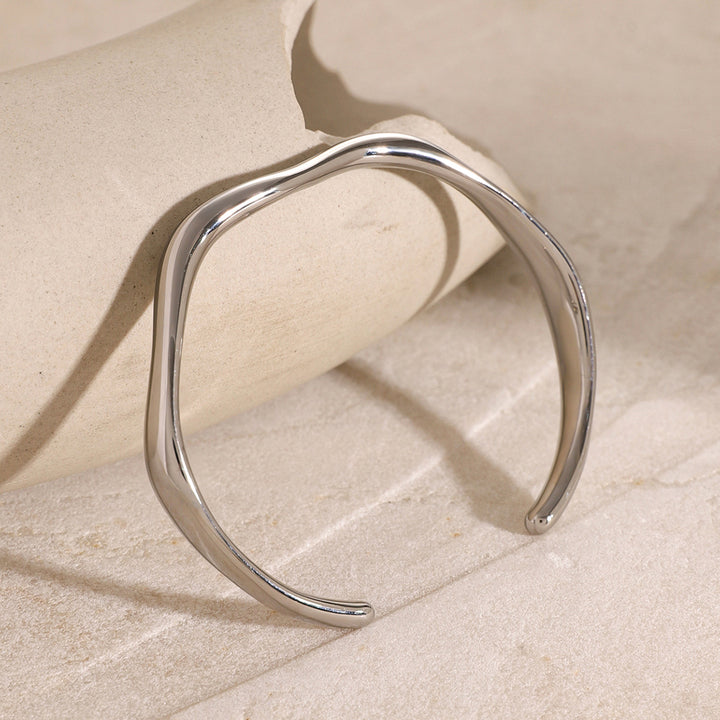 Zephyr Ripple Cuff Bracelet