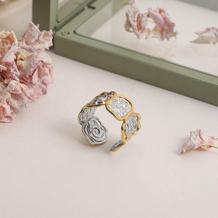 Almond Blossom Rosette Ring
