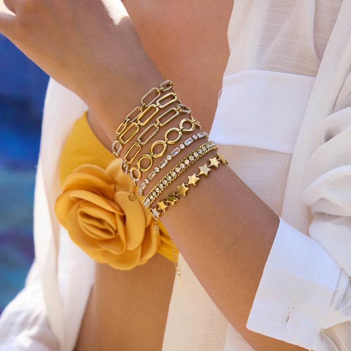 Formentera Paperclip Link Bracelet
