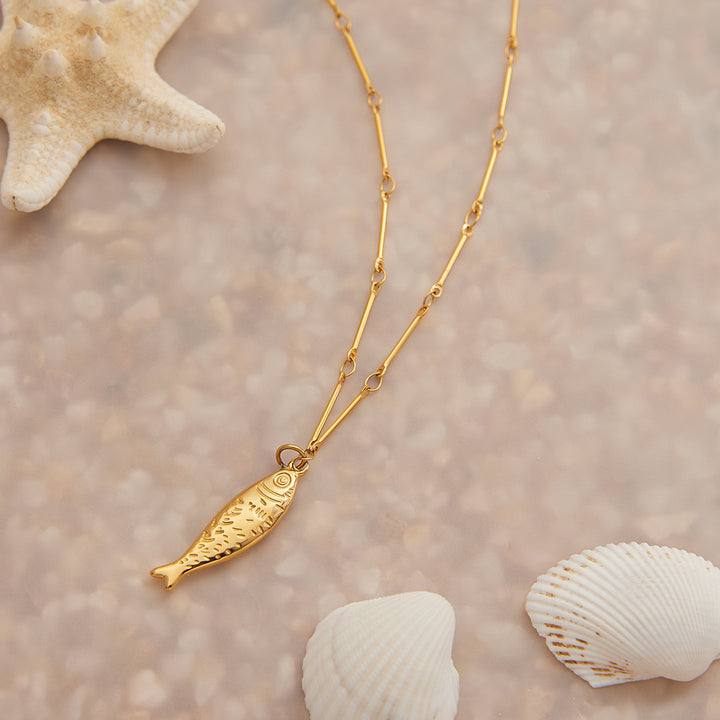 Sirocco Little Fish Pendant Necklace