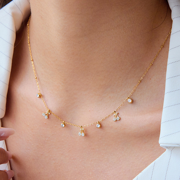 Riviera Cherry Charm Necklace