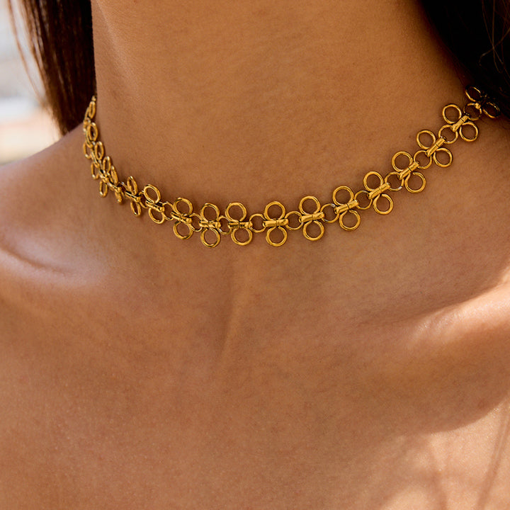 Almond Blossom Openwork Necklace