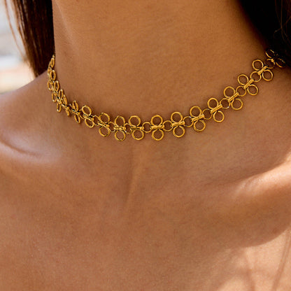 Almond Blossom Openwork Necklace
