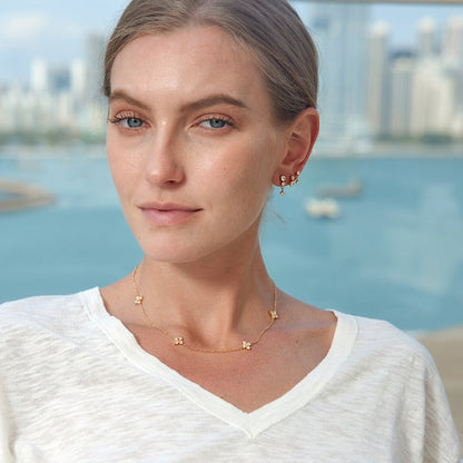 Jasmine Flower Station Necklace