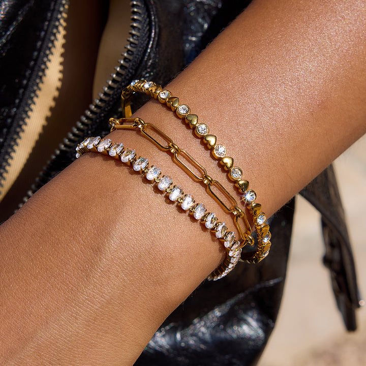 Dune Blush Tennis Bracelet