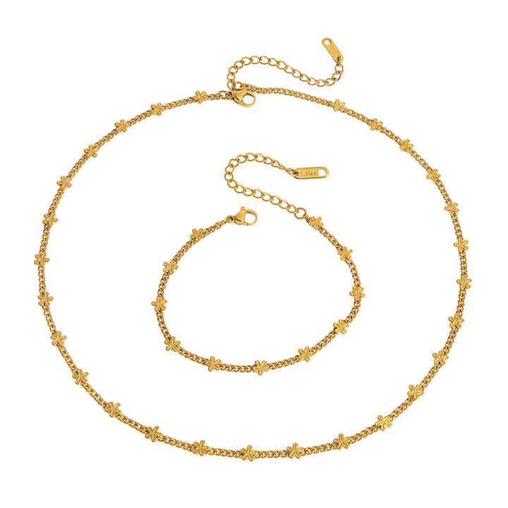 Wildflower Station Chain Necklace