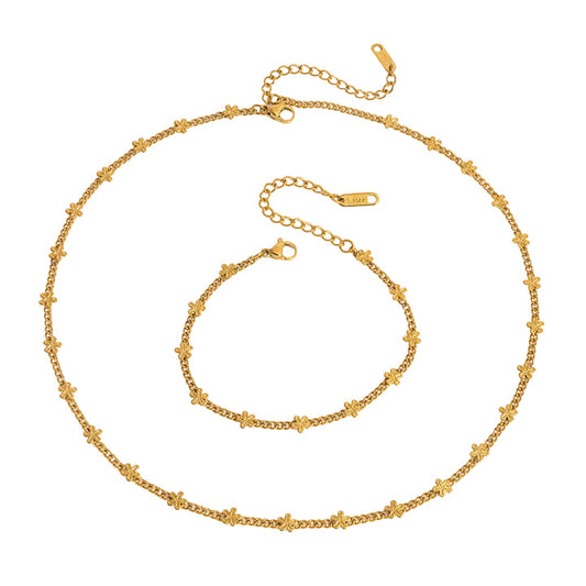 Wildflower Station Chain Necklace
