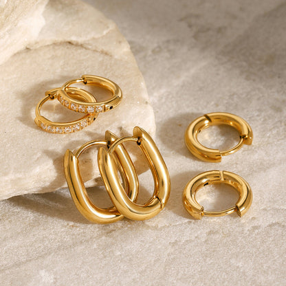 Cala Trio Huggie Hoop Earrings