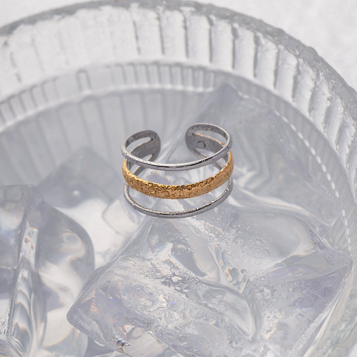 Driftwood Triple Band Open Ring