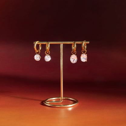 Cala Marquise Drop Huggie Earrings