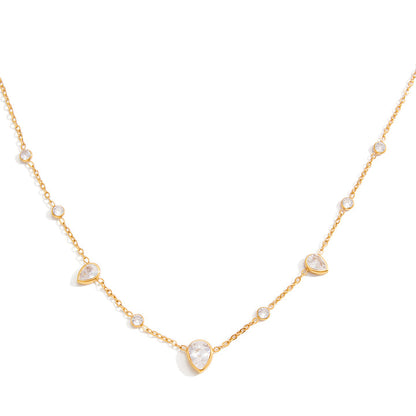 Salt Air Teardrop Station Necklace