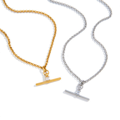 Salt Air Toggle Bar Rolo Necklace