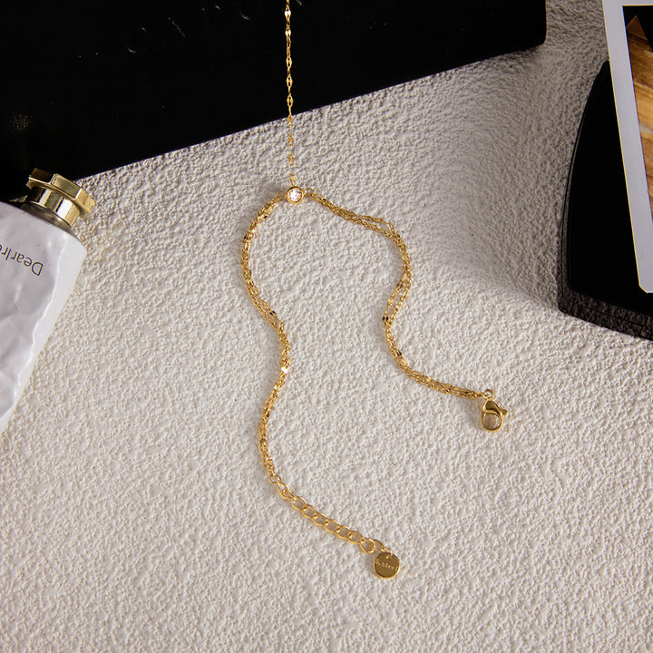 Jasmine Fine Hand Chain Bracelet