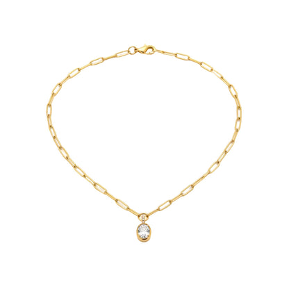 Levante Bezel Solitaire Necklace