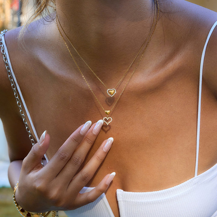 Rosemary Petite Heart Necklace