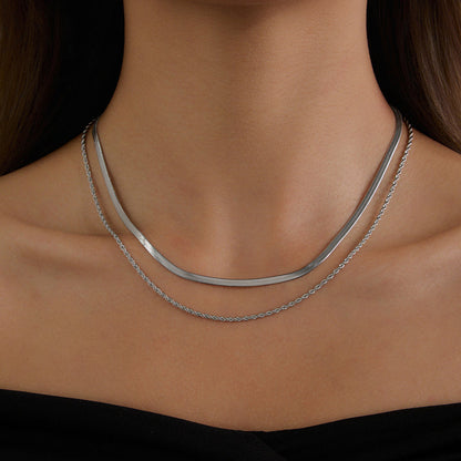 Levante Double-Layer Chain Necklace