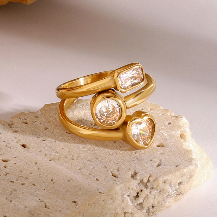 Formentera Trio Stone Ring