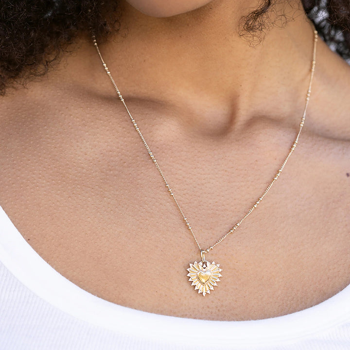 Alba Radiant Heart Necklace