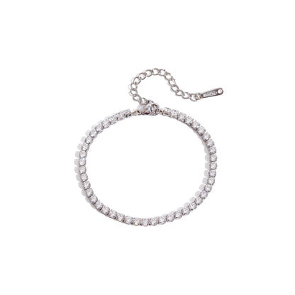 Zephyr Round-Cut Tennis Bracelet