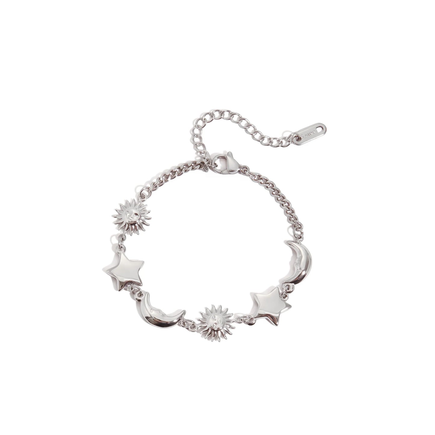 Solstice Sun and Moon Charm Bracelet