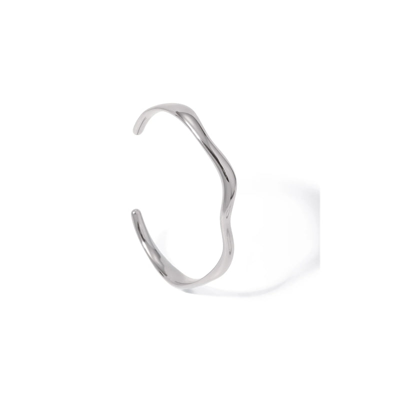 Zephyr Ripple Cuff Bracelet