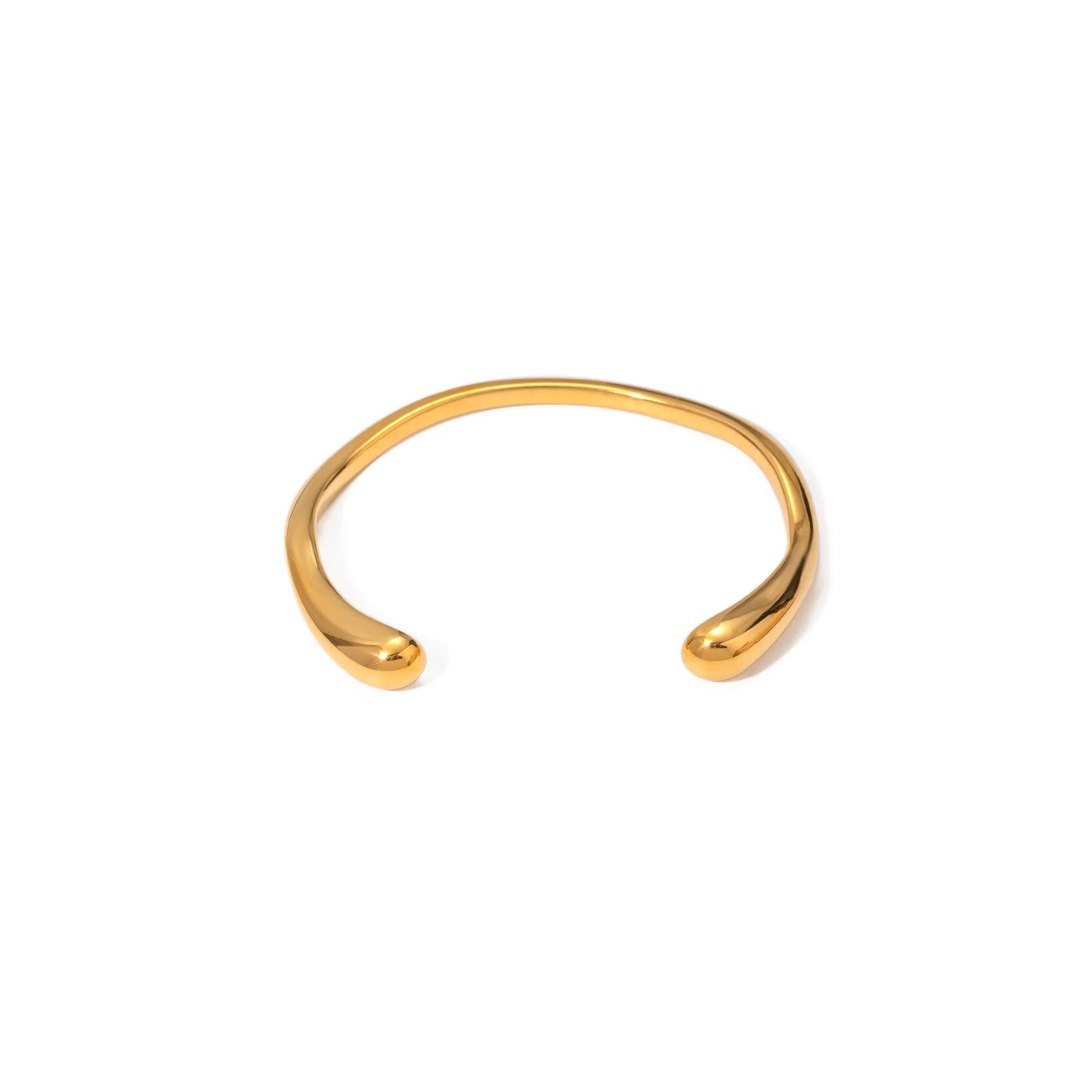 Levante Glossy Open Cuff Bracelet