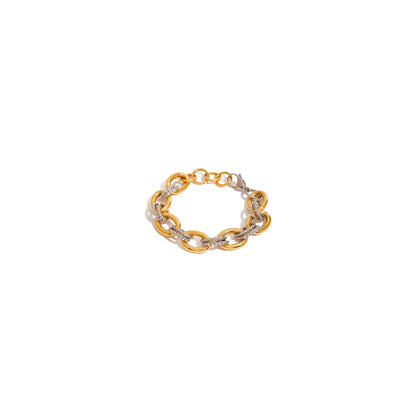 Tramuntana Two-Tone Chunky Chain Bracelet