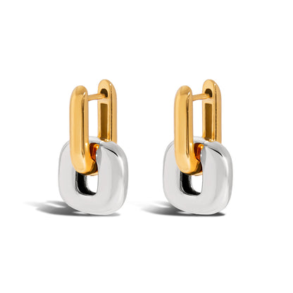 Lumen Chunky Link Drop Earrings