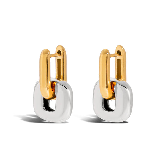 Lumen Chunky Link Drop Earrings
