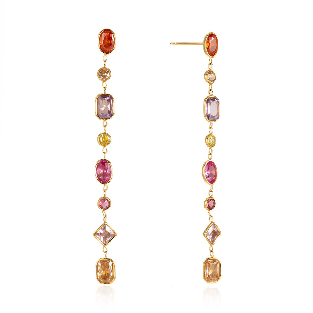 Lagoon Multi-Colour Drop Earrings