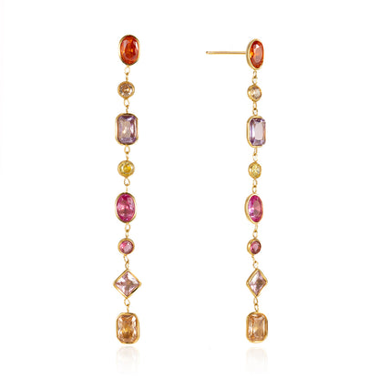 Lagoon Multi-Colour Drop Earrings