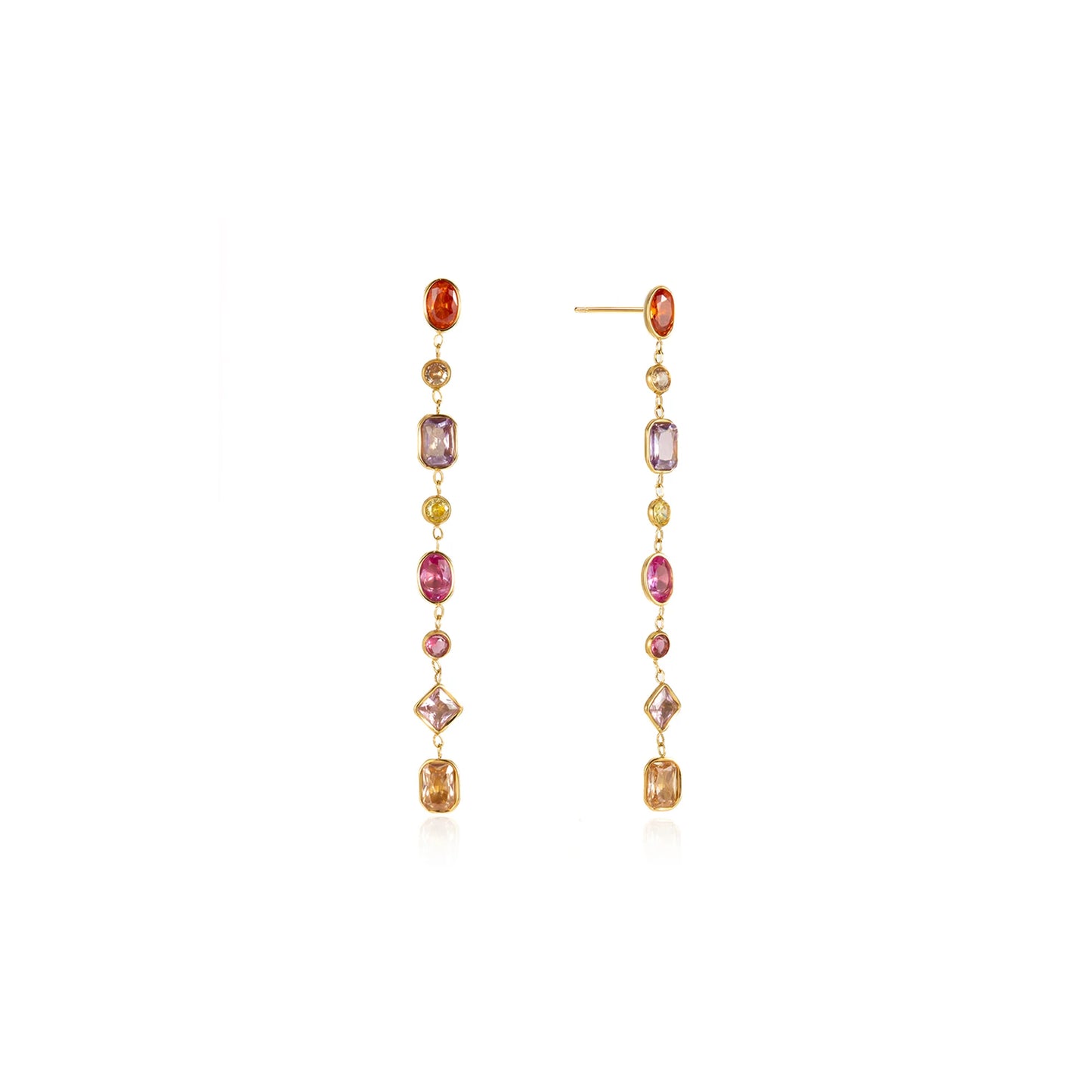 Lagoon Multi-Colour Drop Earrings