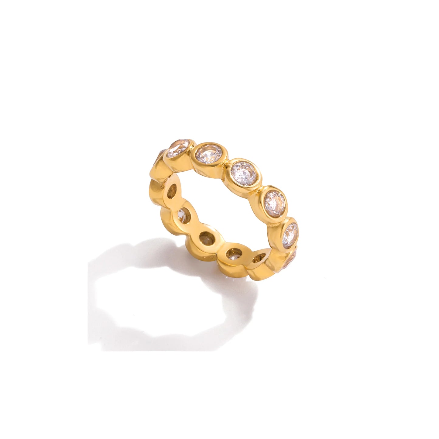 Salt Air Bezel Eternity Ring