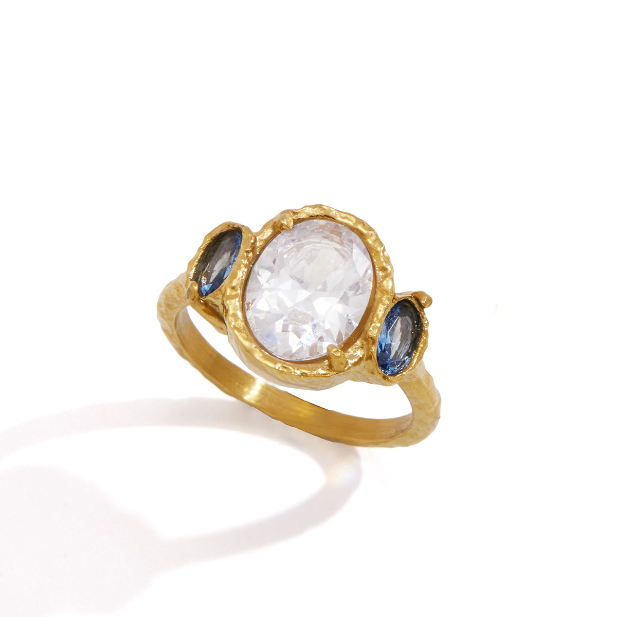 Formentera Multi Stone Band Ring