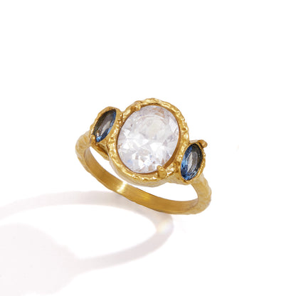 Formentera Multi Stone Band Ring