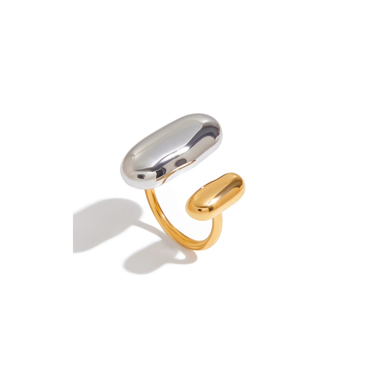 Salt Air Two-Tone Bean Ring