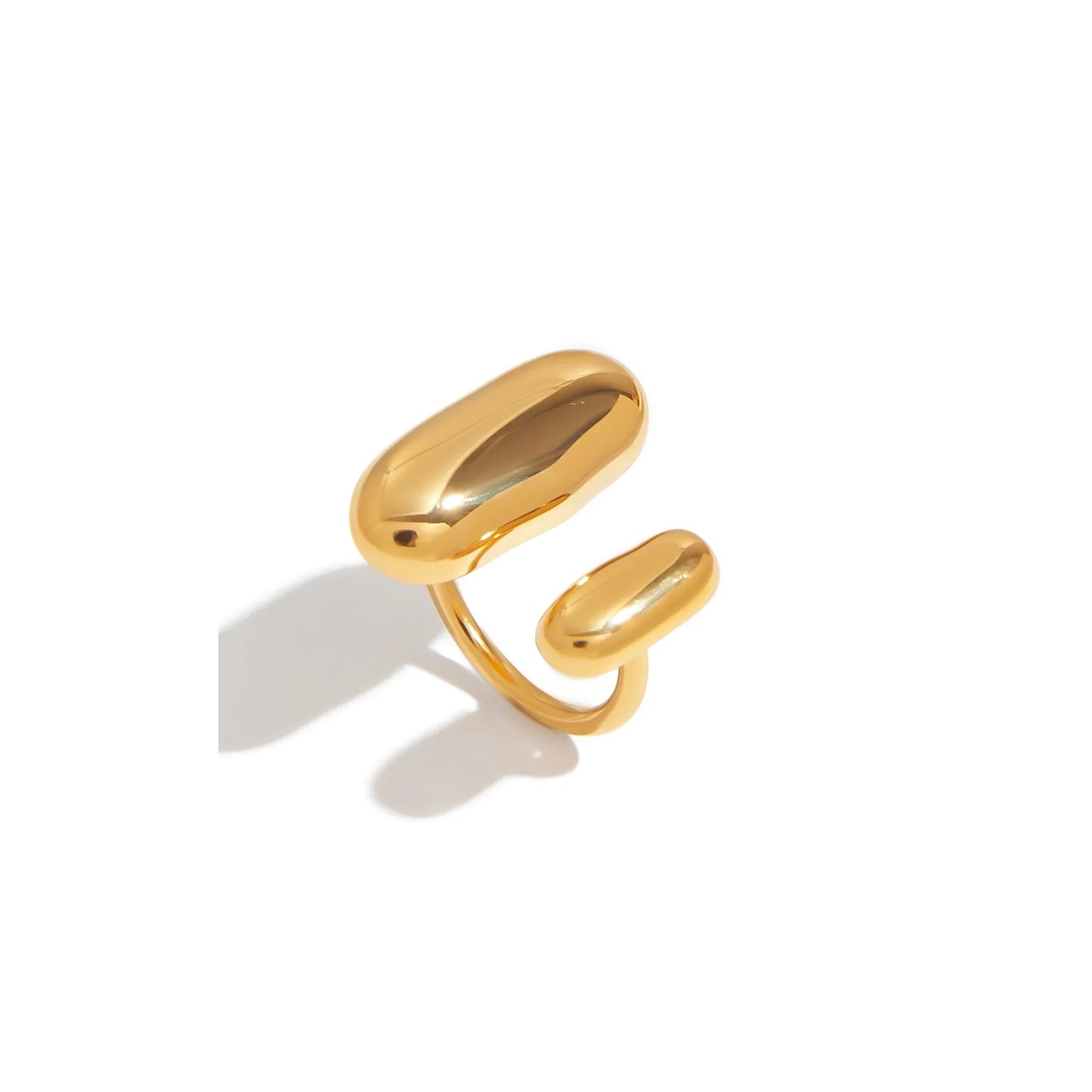 Salt Air Two-Tone Bean Ring