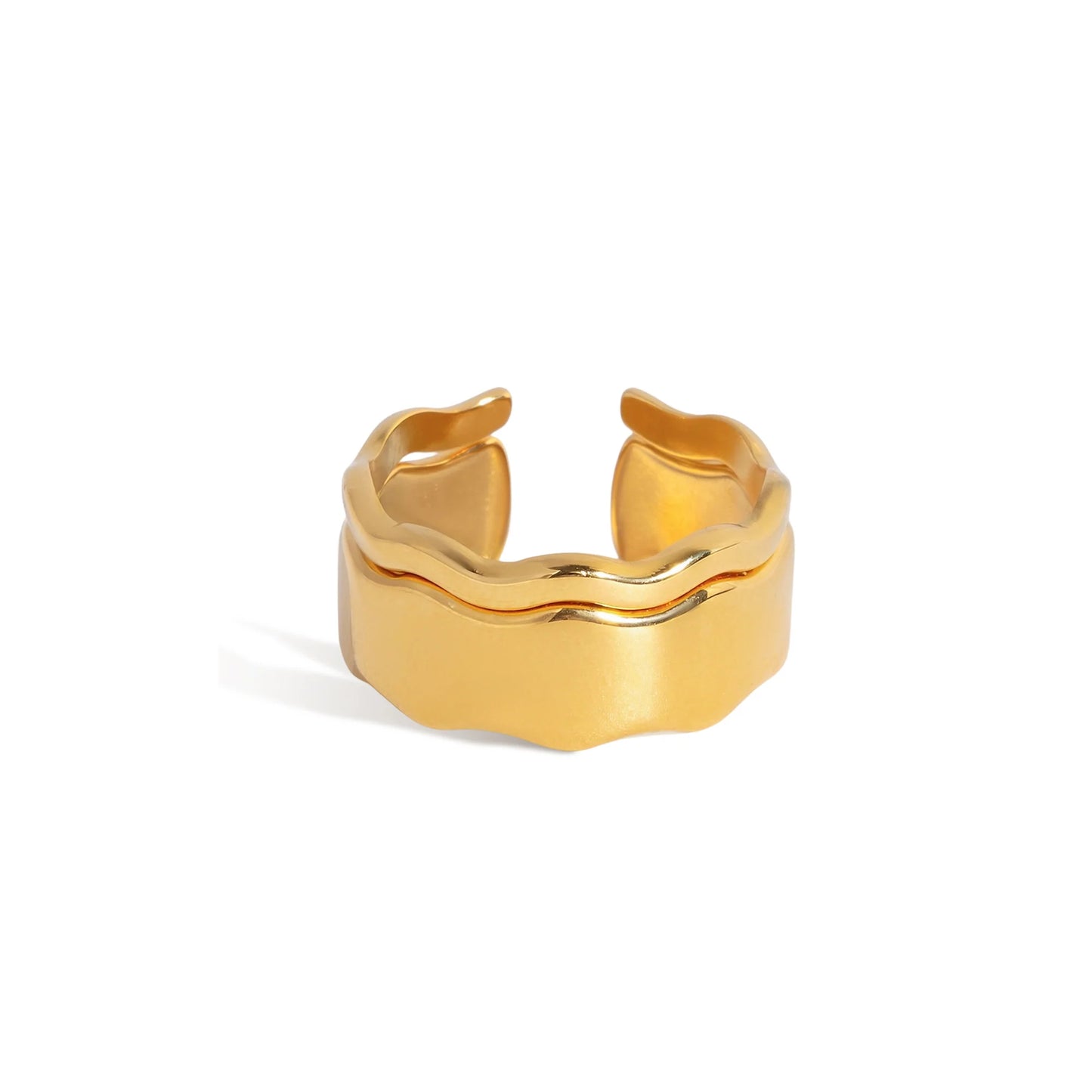 Mistral Wavy Wide Band Ring