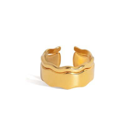 Mistral Wavy Wide Band Ring