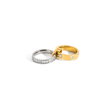 Ostro Pavé Band Ring